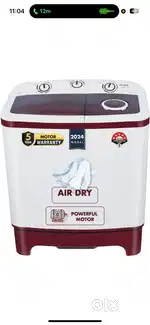 3 Months Old, MarQ washing machine 6 kg