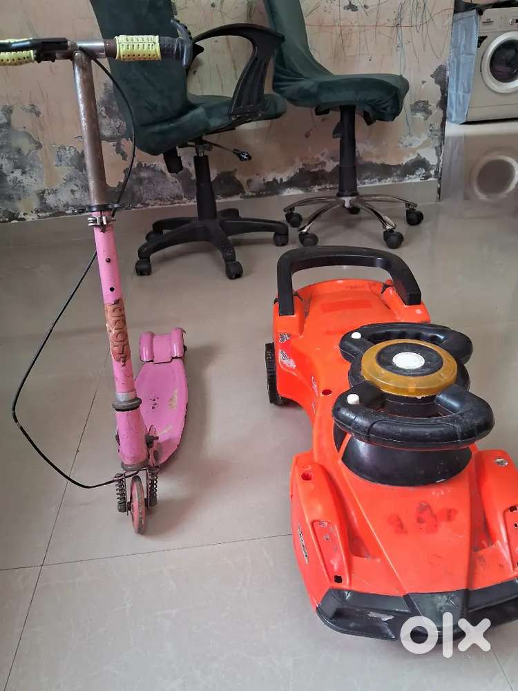 All toys including skating cycle, panda car, brain games