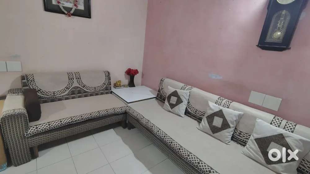 Sofa set with corner