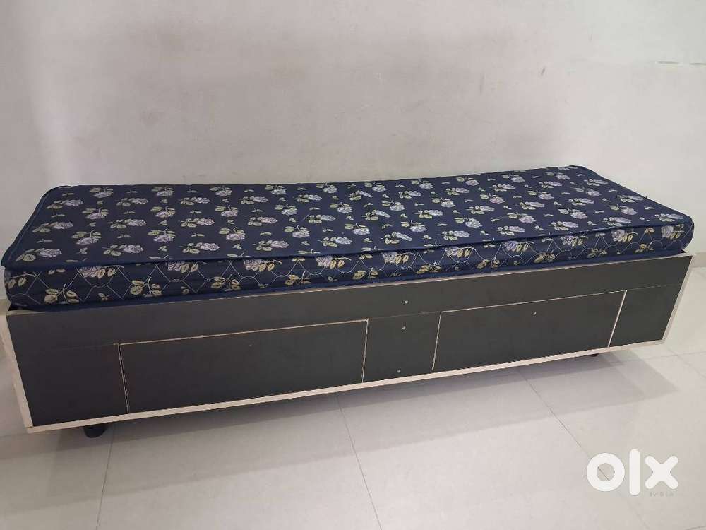 Bed 2 feet x 6 feet, with bed, Good condition, purchased 2 years back