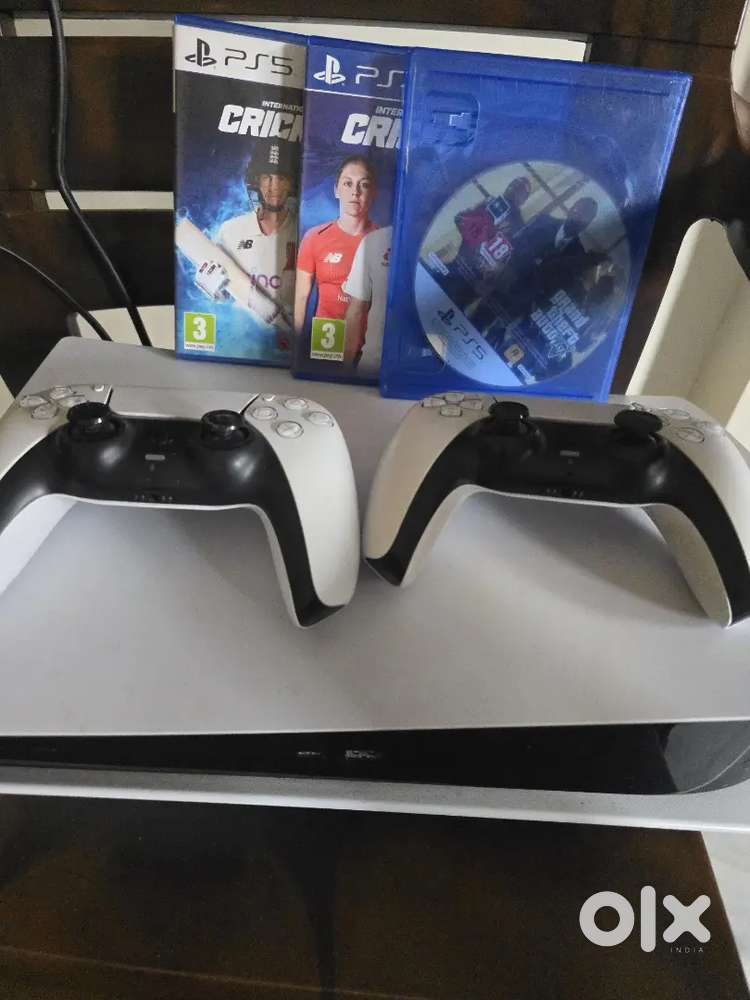 Playstation 5 with extra remote and games