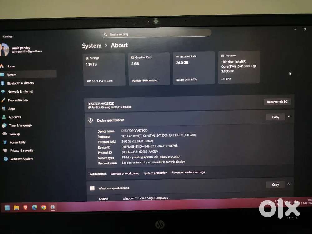 Hp pavilion 15 laptop