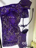 Desiner saree & blouse set - like new - used for shoot only .