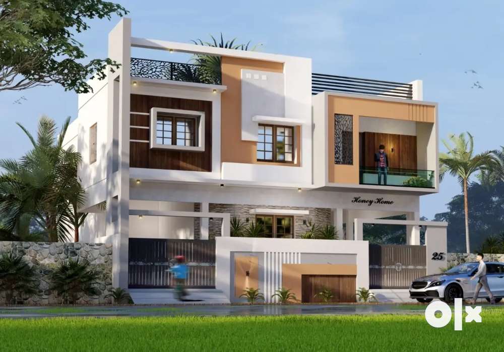 Two beautiful 3 BHK houses with closed parking for 3 cars