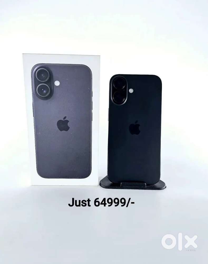 Apple IPhone 16 (256gb)Black colour with Full Box Brand New Condition.