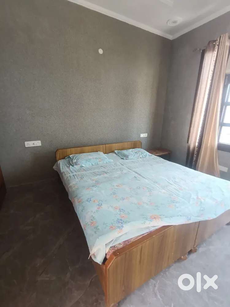 Independent two room set ac double bed fridge gyser