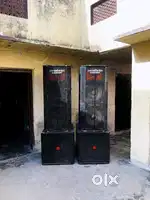 2 Top 2 bass with 1200 watt Altec machine