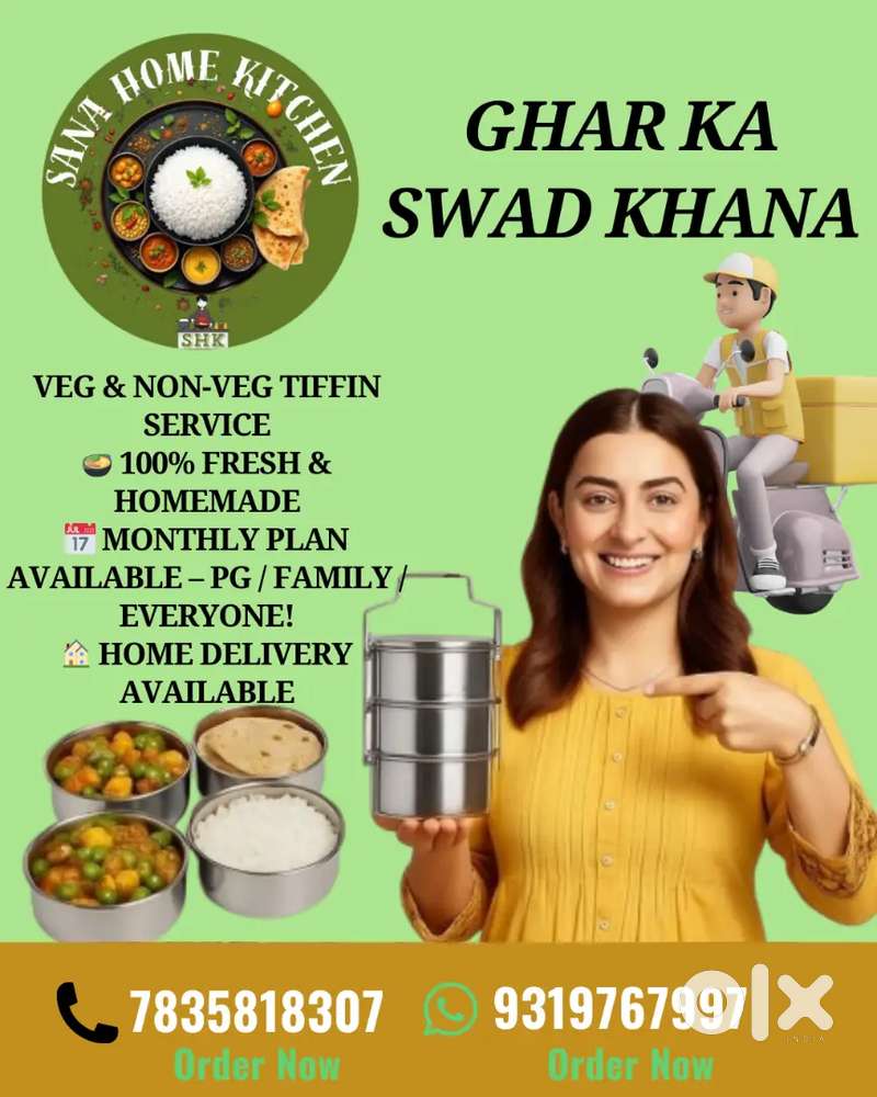 Tiffin Service Rohini Pitampura Rani

Bagh Shakurpur Punjabi Bagh