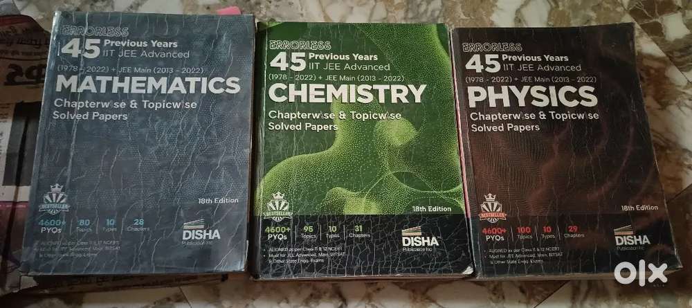 Pyqs for JEE Disha Publications