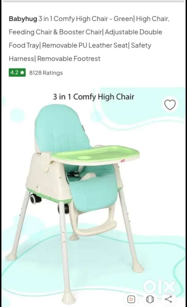 Brand New Babyhug High Chair for Kids