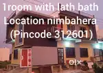 1 room with lat bath loca jk choraya hotel landmark ke piche nimbahera