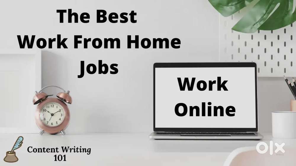 Work from home  online work work with smart phone social media work