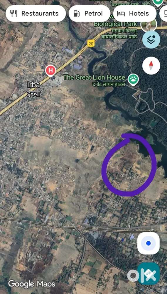 Plot in irba,near rukka dam, and salini hospital