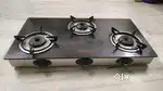 Butterfly brand 3 Burner glass top gas stove