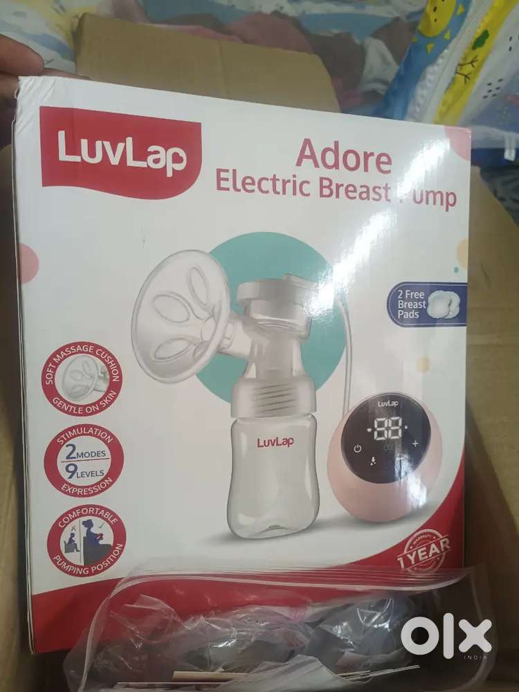 luvlap adore electric breast pump with 2 phase pumping