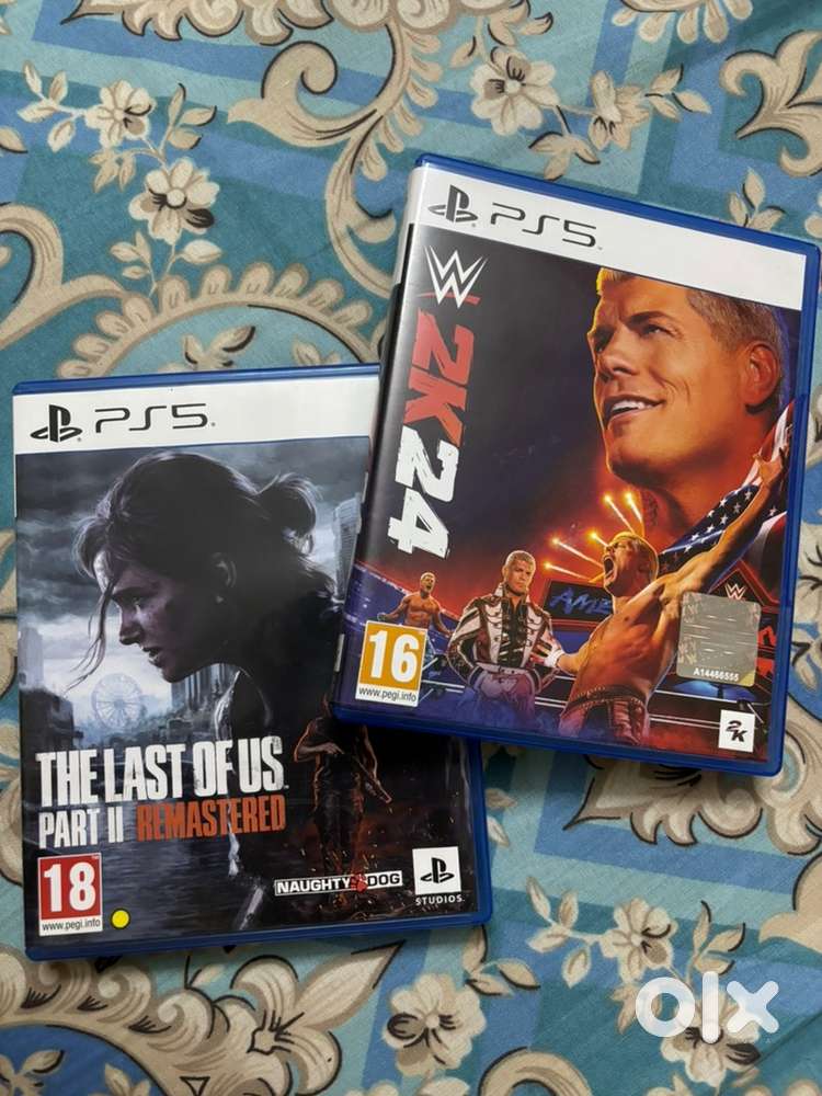 Last of Us Part - 2 Remastered and WWE 2k24