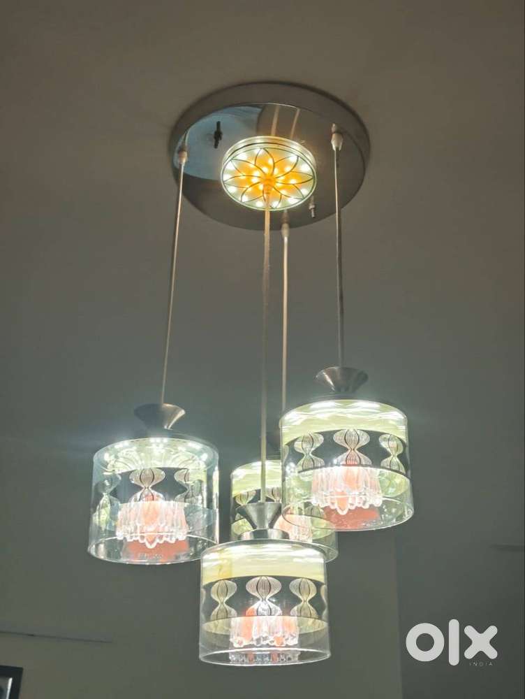 Multi-Color LED Hanging Ceiling Light / Chandelier