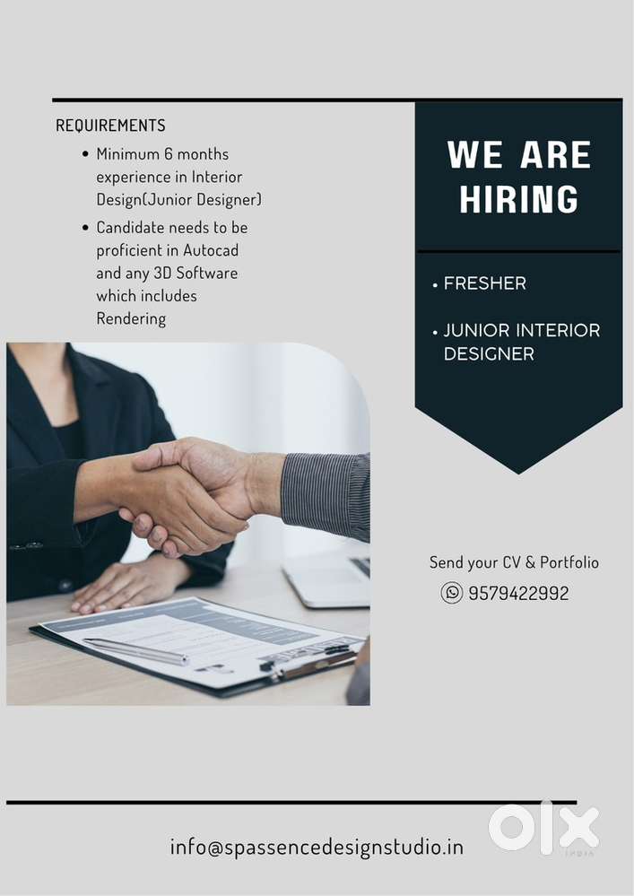 Junior interior designer