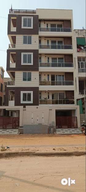 3 BHK Semi furnished JDA approved ready to move flat on 60 feet wide main road in Manglam City Kalwa...