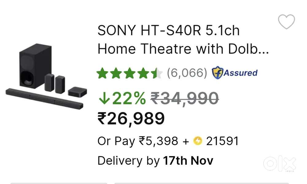 Sony Home theatre system