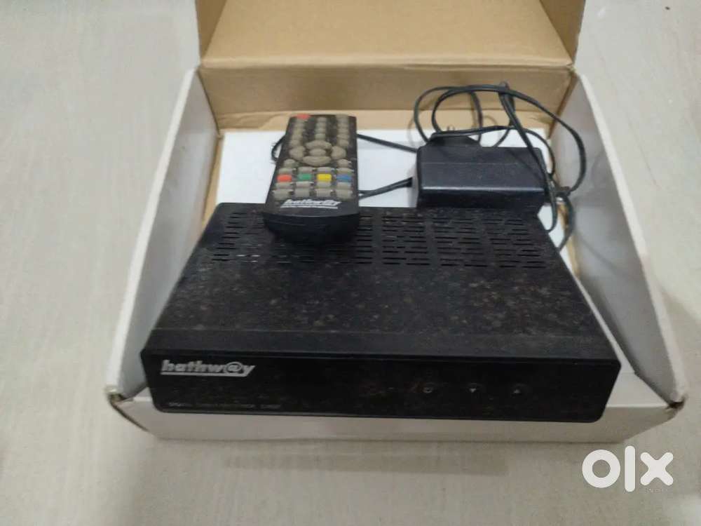 Hathaway setup of box for television