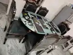 Brand New teakwood dining table with printed Glass in Wholesale price