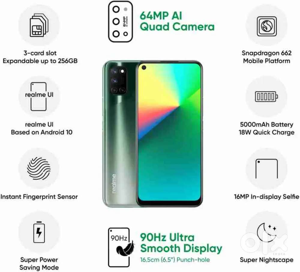 Realme 7i mobile 4/64 best mobile