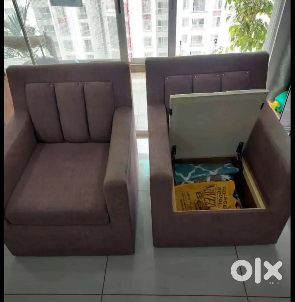 Two single king sofa