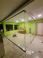 Brand new toughened glass partition