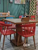 Cafe Fancy Chairs and Table Set
