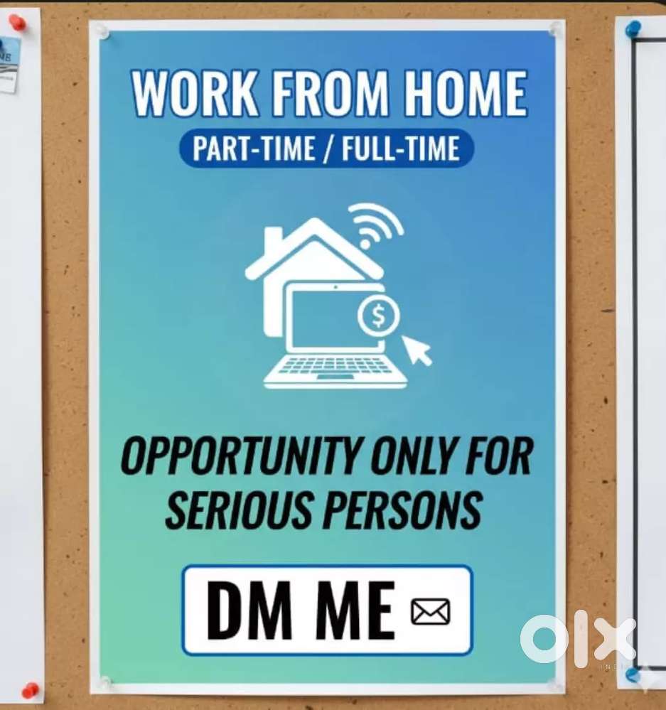 Work from home part time full time only serious person