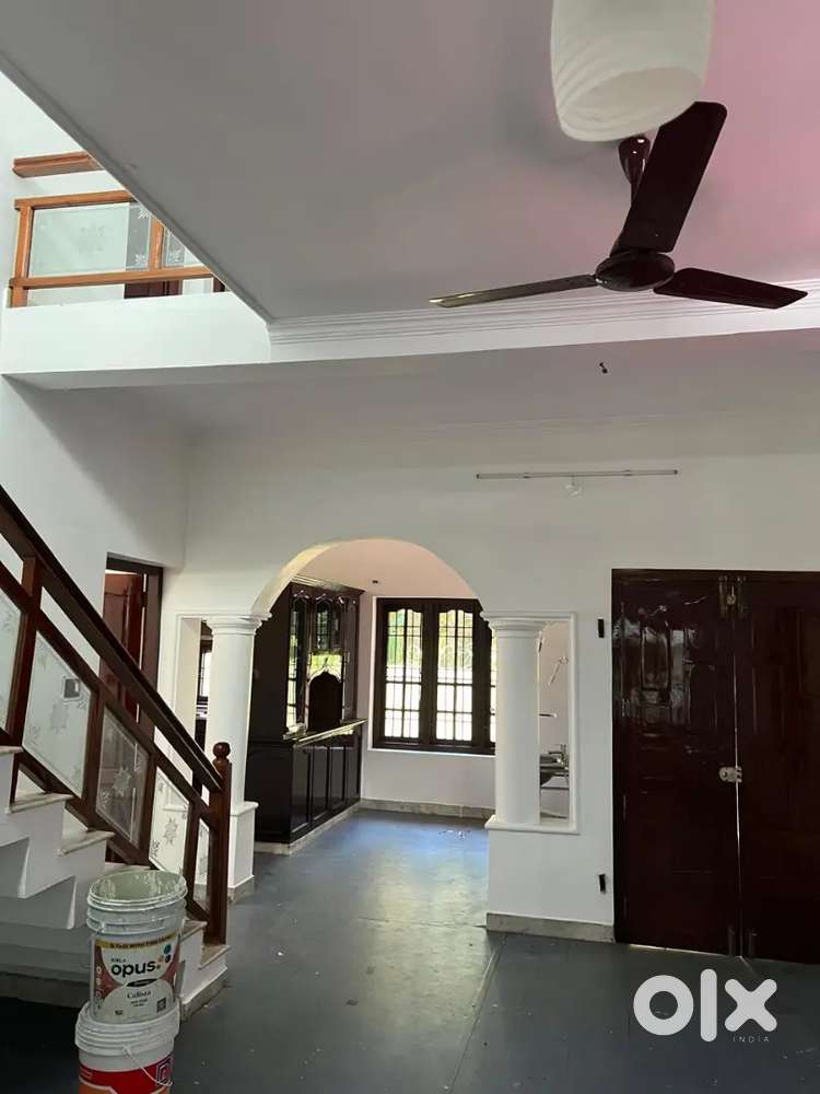 A house facing Palayam airport road, currently used for commercial