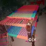Wooden charpai cot bed