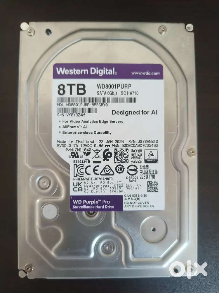 WB HDD 8 TB