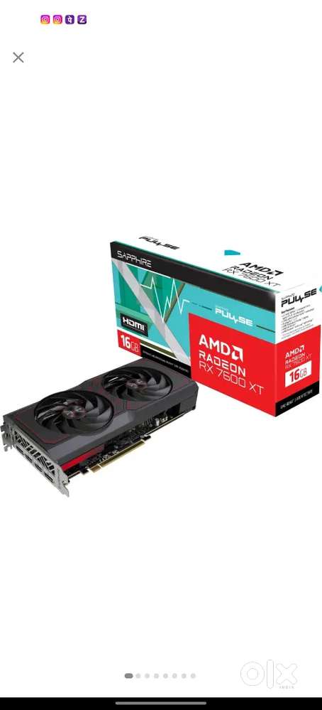 Saphire Rx 7600 xt 16gb