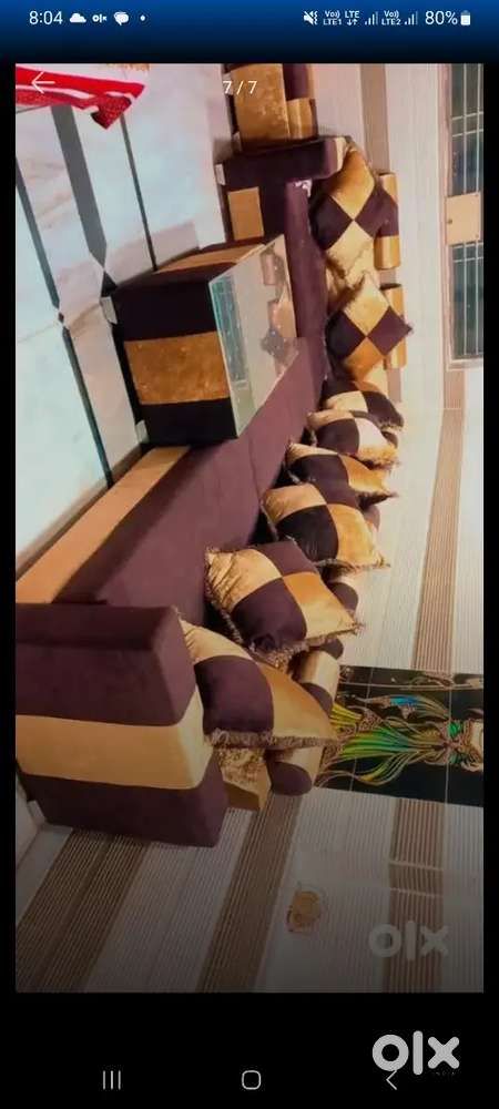 New 13 seater sofa set with table