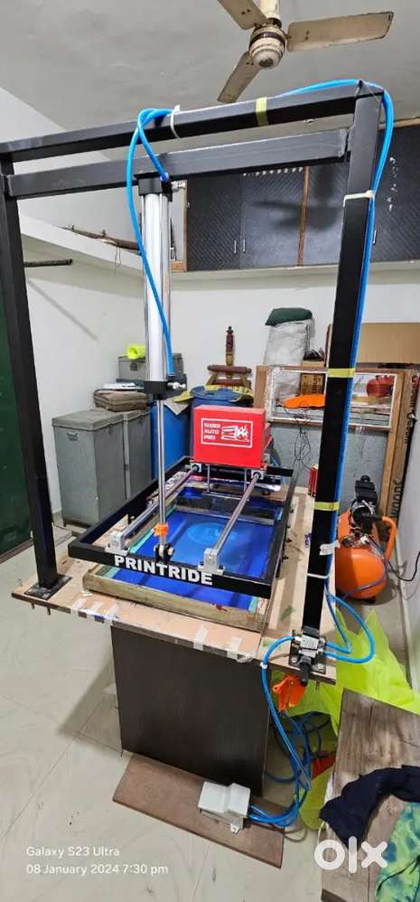 Screen Printing machine with compressor