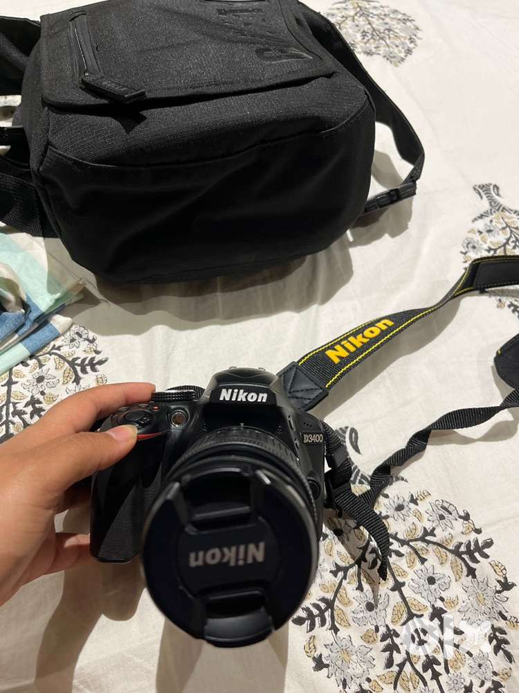  Nikon D3400 DSLR Camera with 18-55mm VR Lens – Like New, Used Once