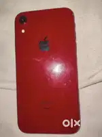 iPhone xr  battery health 81 all original red colour