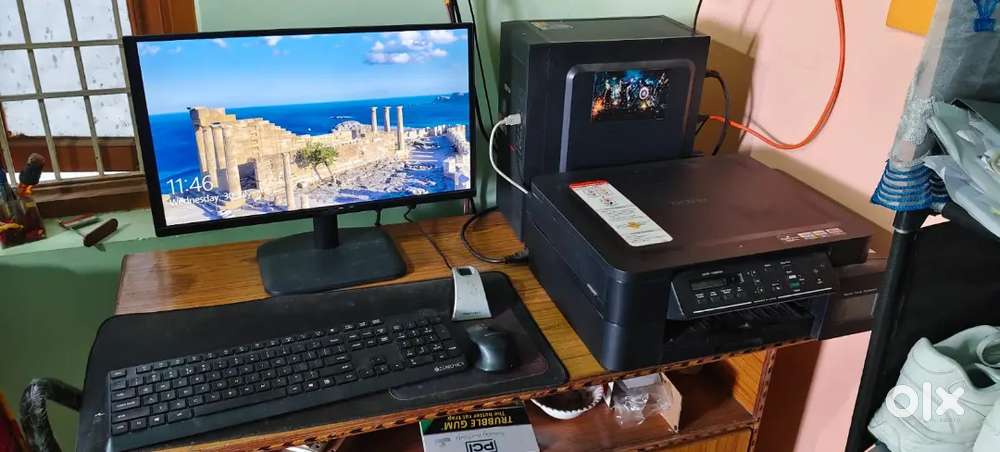 Computer with SSD & Brother DCP-T520W Printer – Great Deal