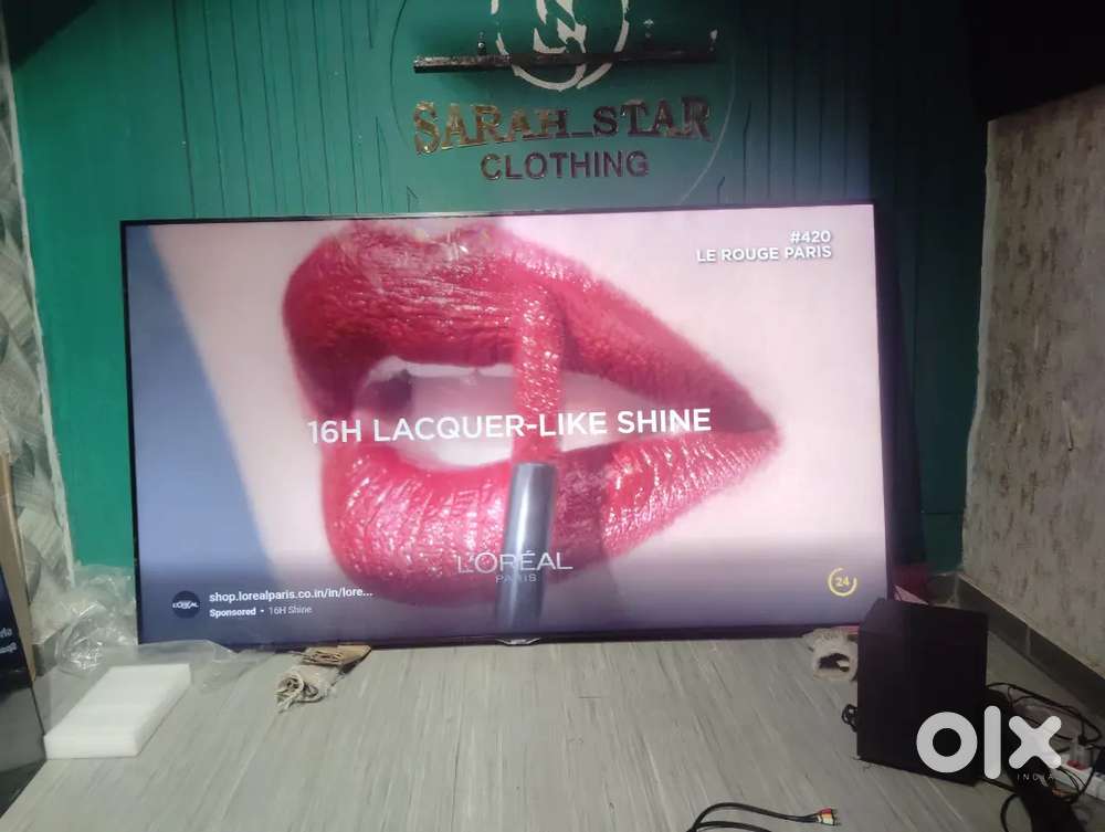 95 INCH SAMSUNG LED WITH NEW FIRE STEEK