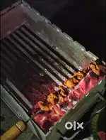 Berbeque Grill machine with stand