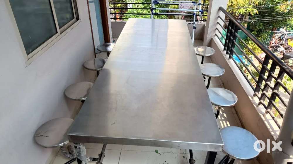 Stainless Steel Dining Table