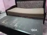 Sofa and combined bad
