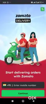 Zomato delivery boy