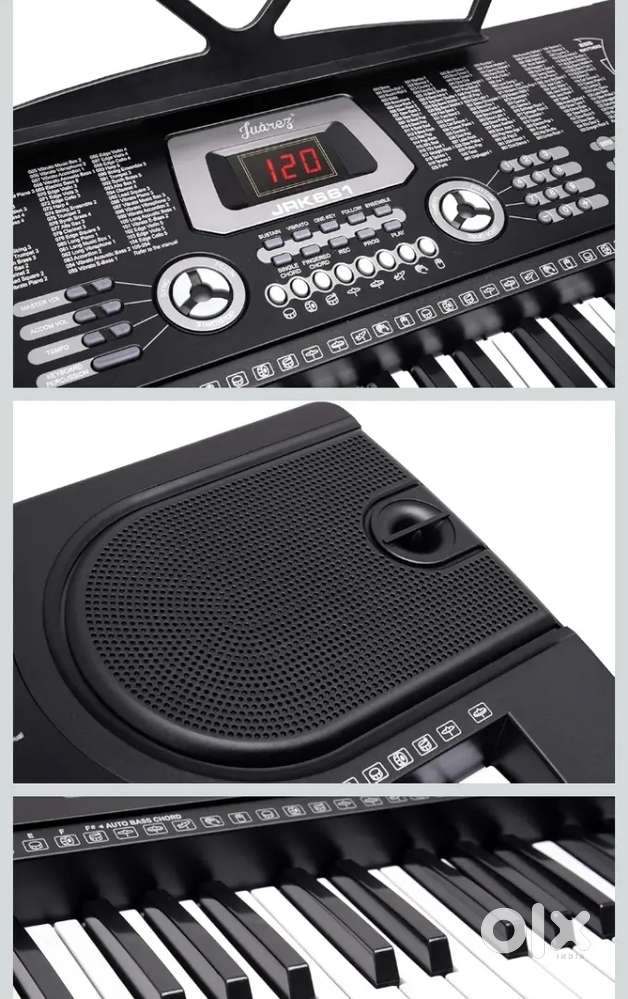 JUAREZ Octavé 61-Key Electronic Keyboard Piano + Acoustic Guitar