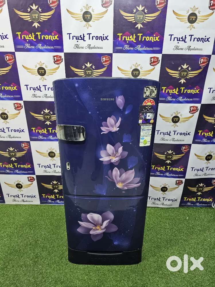 100v inverter 200ltrs samsung flower single door fridge