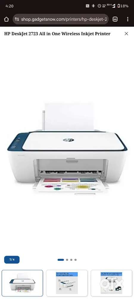 Hp inkjet 2723