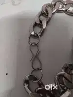 Bracelet metal look like silver