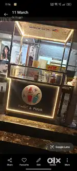 Stall for juice, snack  centre